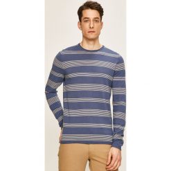Premium by Jack&Jones - Sweter. Brązowe swetry męskie Premium by Jack&Jones, s, bez wzorów, z bawełny, z okrągłym kołnierzem, bez kaptura. W wyprzedaży za 69,90 zł.