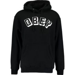 Bluzy męskie: Obey Clothing NEW WORLD Bluza z kapturem black