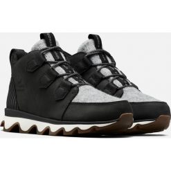 Sorel buty zimowe damskie Kinetic Caribou Felt Black 40. Czarne buty sportowe damskie Sorel, bez wzorów, klasyczne, tenisowe. Za 719,00 zł.