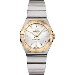 ZEGAREK OMEGA CONSTELLATION NEW 123.20.27.60.02.002. Szare zegarki damskie marki OMEGA, złote. Za 14800,00 zł.