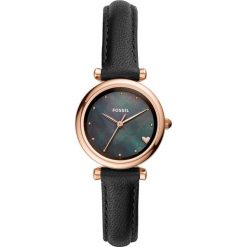 Fossil - Zegarek ES4504. Czarne zegarki damskie marki Fossil, ze stali. Za 499,90 zł.
