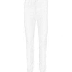 Jeansy MOTHER MID RISE DAZZLER ANKLE. Białe jeansy damskie Mother, z jeansu. Za 1300,00 zł.