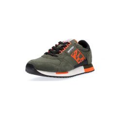 Buty Napapijri NA4DWF VIRTUS. Zielone trampki męskie Napapijri, bez wzorów, bez zapięcia. Za 377,72 zł.