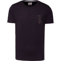 T-shirt AERONAUTICA MILITARE. Szare t-shirty męskie Aeronautica Militare, z haftami, z bawełny, z okrągłym kołnierzem. Za 300,00 zł.