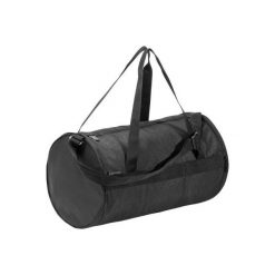 Torba fitness kardio 20l. Czarne torby męskie sportowe DOMYOS, bez wzorów, z poliesteru. Za 39,99 zł.