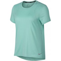 Topy damskie: Nike Koszulka Biegowa Damska W Nk Run Top Ss, Emerald Rise S
