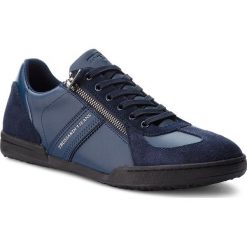 Sneakersy TRUSSARDI JEANS - 77A00093 U280. Niebieskie sneakersy męskie Trussardi Jeans, bez zapięcia. W wyprzedaży za 309,00 zł.