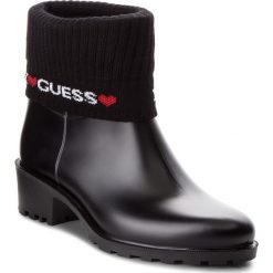 Kalosze damskie: Kalosze GUESS – FLVNT3 ELE09 BLACK