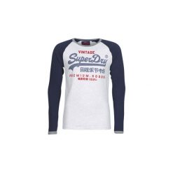 T-shirty z długim rękawem Superdry PREMIUM GOODS RAGLAN L/S TEE. Białe t-shirty męskie Superdry, s, bez wzorów, bez kołnierzyka, długie. Za 139,30 zł.
