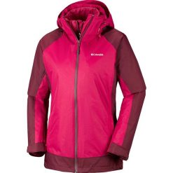 Kurtka funkcyjna 3w1 "On the Trail" w kolorze czerwonym. Czerwone kurtki damskie Columbia, xs, bez wzorów, bez kaptura. W wyprzedaży za 409,95 zł.
