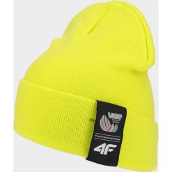 Czapka uniseks 4Hills CAU102 - soczysta zieleń. Żółte czapki damskie z aplikacjami. W wyprzedaży za 34,99 zł.