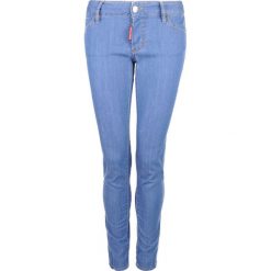 Dsquared2 Jeansy "Jennifer". Żółte jeansy damskie Dsquared2, bez wzorów, z jeansu, z obniżonym stanem. Za 799,00 zł.