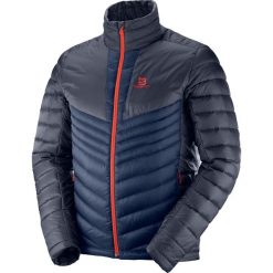 Kurtki sportowe męskie: Salomon Kurtka męska Haloes Down Jkt M Graphite/ Night Sky r. XXL (L40396500)