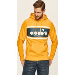 Diadora - Bluza. Żółte bluzy damskie Diadora, s, z nadrukiem, z dzianiny, bez rękawów, z kapturem. W wyprzedaży za 229,90 zł.