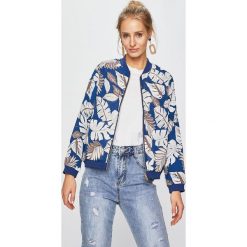 Answear - Kurtka bomber. Niebieskie kurtki damskie ANSWEAR, s, bez wzorów, z poliesteru, krótkie. Za 119,90 zł.