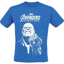 Avengers Infinity War - Thanos T-Shirt niebieski. Niebieskie t-shirty męskie marki Avengers, s, z motywem z bajki, z okrągłym kołnierzem. Za 54,90 zł.