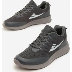 Ciemnoszare Buty Sportowe Harmondsworth. Buty sportowe męskie Born2be, na sznurówki, do biegania. Za 89,99 zł.
