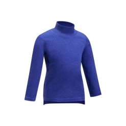 Koszulka Gym x2. Szare t-shirty chłopięce z długim rękawem marki DOMYOS, ze stójką. W wyprzedaży za 14,99 zł.