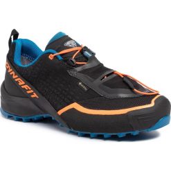 Buty DYNAFIT - Speed Mtn Gtx GORE-TEX 64036 Black/Mykonos Blue 0987. Czarne buty sportowe męskie Dynafit, ze skóry, bez zapięcia, do biegania, gore-tex. W wyprzedaży za 449,00 zł.
