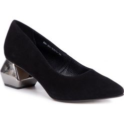 Półbuty KARINO - 3321/003 Czarny. Czarne półbuty damskie Karino, bez wzorów, ze skóry, eleganckie, bez obcasa, na obcasie, bez zapięcia. Za 279,00 zł.