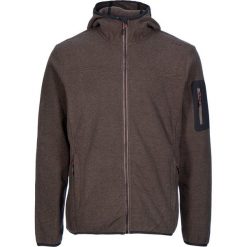 Kurtka polarowa w kolorze brązowym. Pomarańczowe bluzy męskie s, z dzianiny. W wyprzedaży za 129,95 zł.
