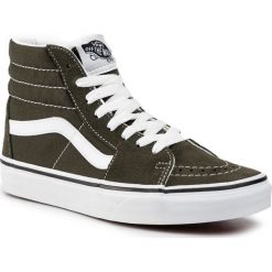 Sneakersy VANS - Sk8-Hi VN0A4BV62LE1 Forest Night/True White. Zielone półbuty damskie Vans, ze skóry. W wyprzedaży za 249,00 zł.