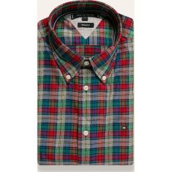 Tommy Hilfiger - Koszula. Koszule męskie TOMMY HILFIGER, s, bez wzorów, z bawełny, casualowe, button down, z długim rękawem. W wyprzedaży za 299,90 zł.