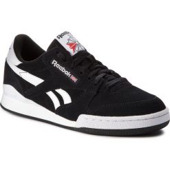 Buty Reebok - Phase 1 Pro Mu CN4980 Black/White. Czarne sneakersy męskie Reebok, z zamszu, bez zapięcia. W wyprzedaży za 299,00 zł.