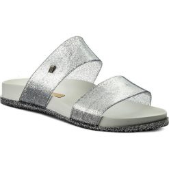 Klapki MELISSA - Cosmic Ad 31613 White/Glitter Silver 52962. Szare klapki damskie Melissa, bez wzorów, z tworzywa sztucznego, bez obcasa. Za 259,00 zł.