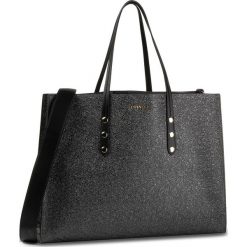 Torebka TWINSET - Tote 192TO8180 Nero Laminato 04155. Czarne torebki klasyczne damskie Twinset, bez wzorów, ze skóry ekologicznej, klasyczne, bez dodatków. W wyprzedaży za 539,00 zł.