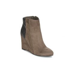 Botki Moony Mood FIKI. Pomarańczowe botki damskie marki Moony Mood, bez obcasa, bez zapięcia. Za 174,90 zł.