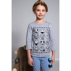 Bluzki dziewczęce: Jasnoszara Bluzka NDZ7573
