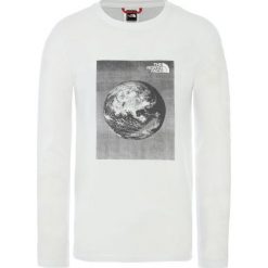 Koszulka z długim rękawem Graphic T9493NLG5 - biały. Białe koszulki męskie The North Face, s, bez wzorów, bez kołnierzyka, z długim rękawem, długie. Za 145,99 zł.