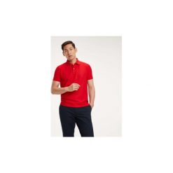 Koszulki polo z krótkim rękawem Tommy Hilfiger MW0MW09731 REGULAR POLO. Czerwone koszulki męskie TOMMY HILFIGER, s, bez wzorów, z krótkim rękawem. Za 263,05 zł.