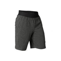 Spodenki do łagodnej jogi męskie. Szare spodenki i szorty męskie marki DOMYOS, xl, z elastanu. Za 54,99 zł.