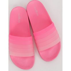 Klapki damskie różowe K-9183 FUCHSIA. Różowe klapki damskie obuwie damskie, bez wzorów, z gumy, bez obcasa. Za 65,94 zł.