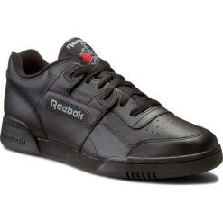 Buty Reebok - Workout Plus 2760 Black/Charcoal. Czarne sneakersy męskie Reebok, na co dzień, bez wzorów, ze skóry, klasyczne, bez zapięcia. Za 339,00 zł.