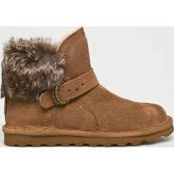Bearpaw - Śniegowce Koko. Pomarańczowe śniegowce damskie marki Bearpaw, ze skóry. W wyprzedaży za 379,90 zł.