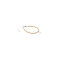 Bransoletka Kamień Słoneczny skrzydło srebro. Brązowe bransoletki damskie Brazi druse jewelry, srebrne. Za 180,00 zł.