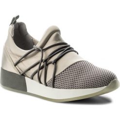 Sneakersy BRONX - 66012-A BX 1161 Champagne/L.Grey 2248. Szare półbuty damskie marki Bronx, na co dzień, bez wzorów, ze skóry, bez obcasa, na płaskiej podeszwie, bez zapięcia. W wyprzedaży za 279,00 zł.