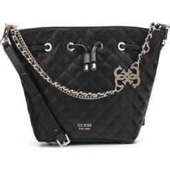 Guess Miriam Cross body bag Czarny. Czarne torebki klasyczne damskie Guess, w paski, z poliesteru, bez dodatków. Za 512,95 zł.