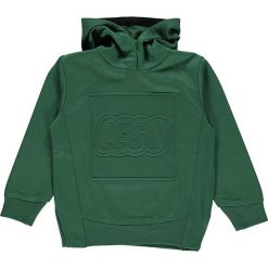 Bluza "Sebastian 601" w kolorze ciemnozielonym. Zielone bluzy chłopięce rozpinane LEGO Wear, z nadrukiem. W wyprzedaży za 92,95 zł.