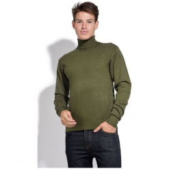 William De Faye Sweter Męski M Zielony. Zielone golfy męskie marki William de Faye, m, z kaszmiru. Za 259,00 zł.
