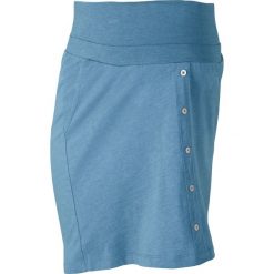 Spódnica shirtowa ciążowa bonprix niebieski dżins melanżowy. Niebieskie spódniczki damskie bonprix, w paski. Za 59,99 zł.