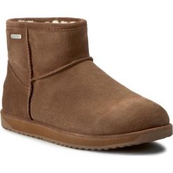 Buty EMU AUSTRALIA - Paterson Mini W10946 Oak 2016. Brązowe buty zimowe damskie marki EMU Australia, z gumy, za kostkę. W wyprzedaży za 409,00 zł.