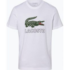 Lacoste - T-shirt męski, biały. Białe t-shirty męskie Lacoste, s, bez wzorów, bez kołnierzyka. Za 169,95 zł.