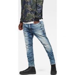 G-Star Raw - Jeansy D-Staq. Niebieskie jeansy męskie G-Star RAW, bez wzorów, retro. W wyprzedaży za 449,90 zł.