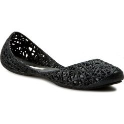 Baleriny MELISSA - Campana Zig Zag II Ad 31513 Black Glitter 51971. Czarne baleriny damskie Melissa, bez wzorów, z tworzywa sztucznego, bez obcasa, bez zapięcia. Za 299,00 zł.