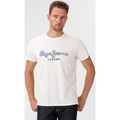 Pepe Jeans Merton Koszulka Biały. Białe podkoszulki męskie Pepe Jeans, m, z nadrukiem, z bawełny, z krótkim rękawem. Za 180,95 zł.