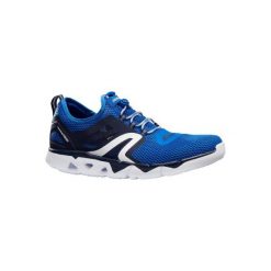 Buty męskie do szybkiego marszu PW 500 Fresh w kolorze niebieskim. Niebieskie buty sportowe męskie marki NEWFEEL, z poliesteru, bez zapięcia, trekkingowe. Za 119,99 zł.